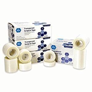 MedPride Transparent Surgical Tape - 12 Rolls - 1" x 10 Yds